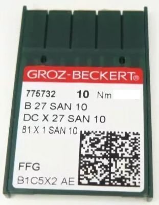 Игла GROZ-BECKERT DCx27(SES) SAN10 FFG №65/9