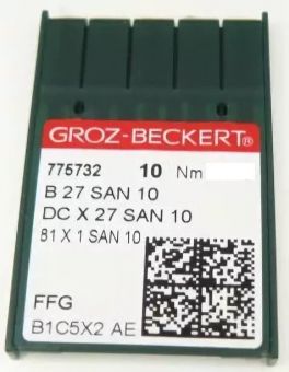 Игла GROZ-BECKERT DCx27(SES) SAN10 FFG №65/9